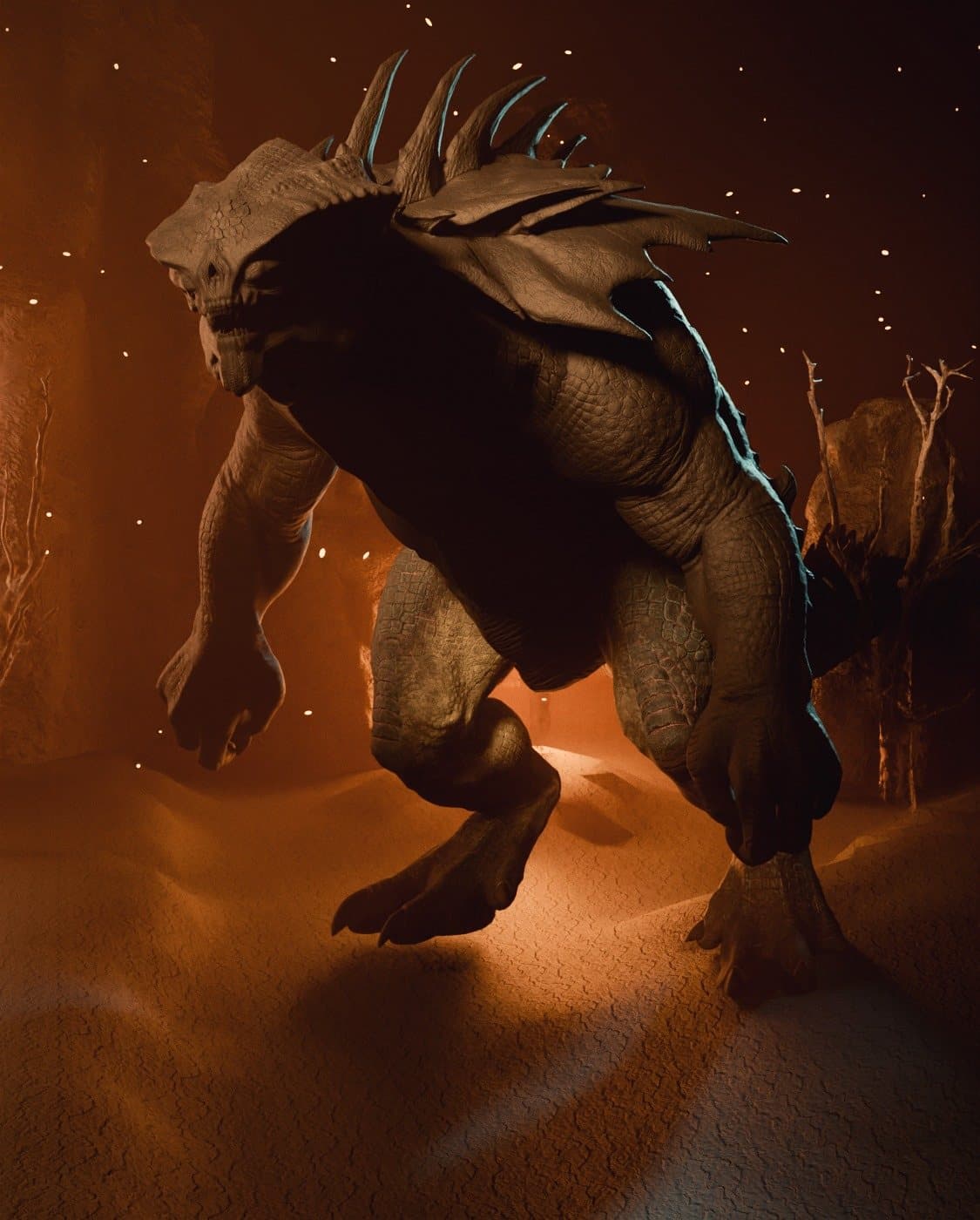 100x cluster key art